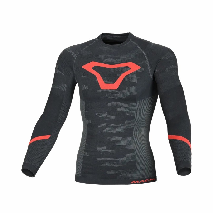 Accessori Macna | Baselayer All-Season Shirt Nero / Rosso