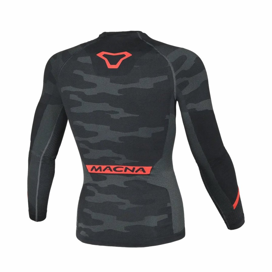 Accessori Macna | Baselayer All-Season Shirt Nero / Rosso